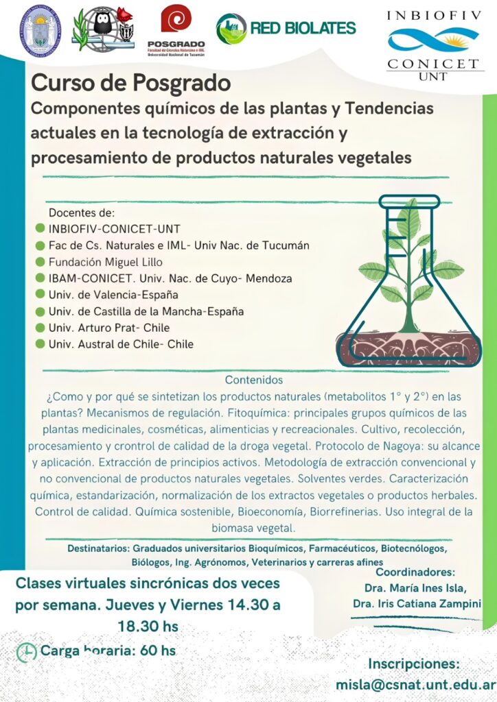 Curso 1 Componentes quimicos de las plantas