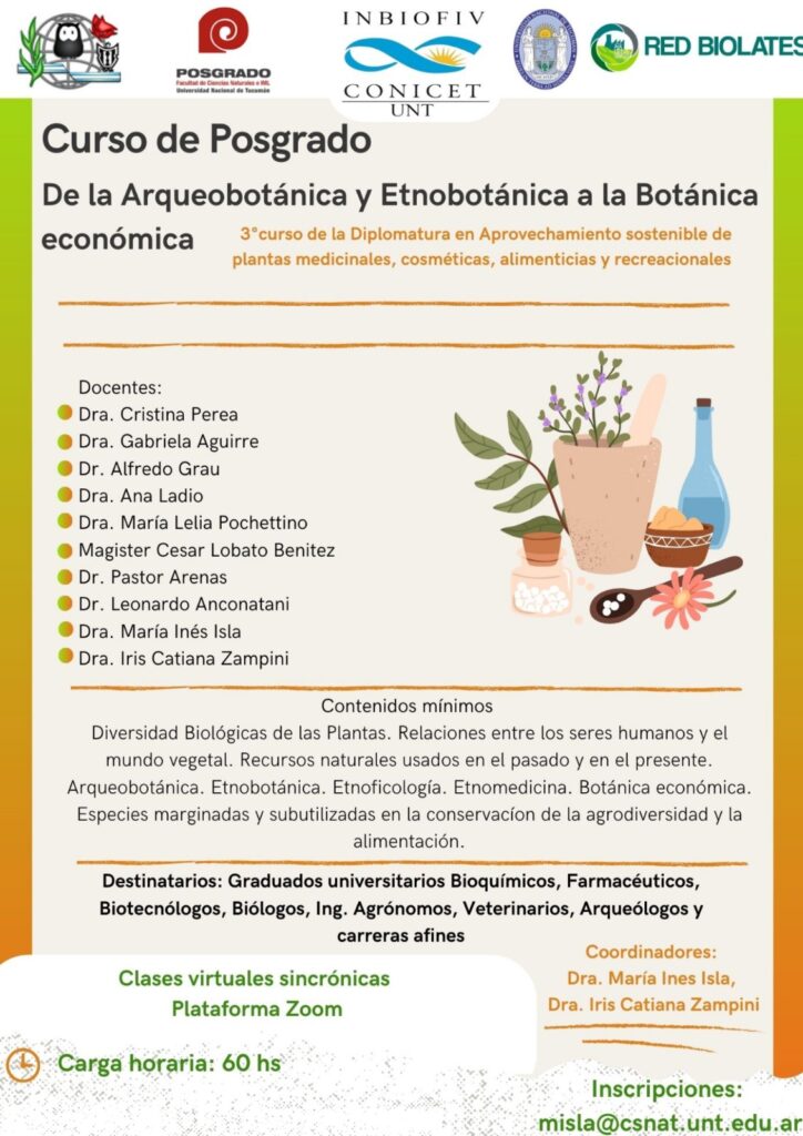 Curso III De la arqueobotanica a la etnobotanica